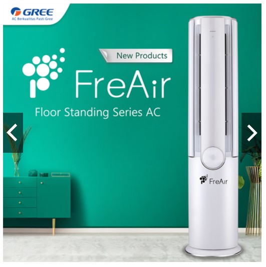 GREE AC FLOOR STANDING 3PK WITH AIR PURIFIER- GVC-24FREAIR – SMART AIR CONDITIONER