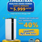 Air Purifier Gree CEP – GCC400DENA + Free Instalasi