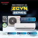 Sharp 2 PK Tipe AH-18ZCYN + Paket Pemasangan